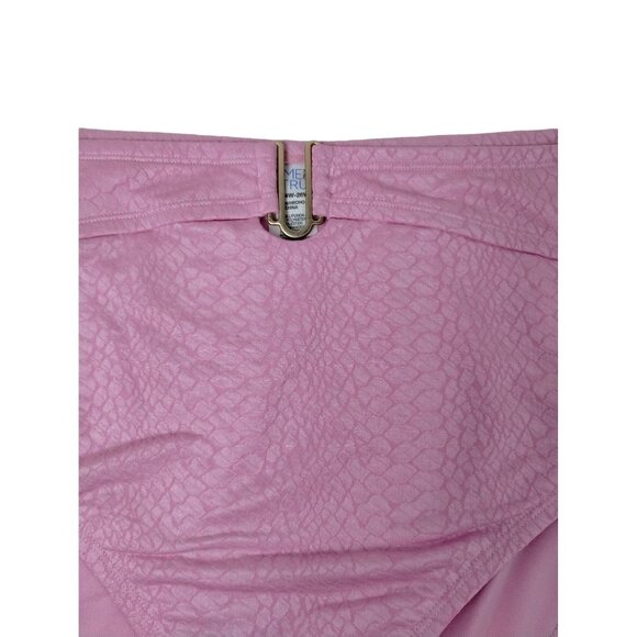 Time and Tru Womes 3XL Strawberry Cream High Waist Embellished Bikini Bottoms - Picture 2 of 7